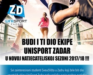 Budi i ti dio ekipe UniSport Zadar
